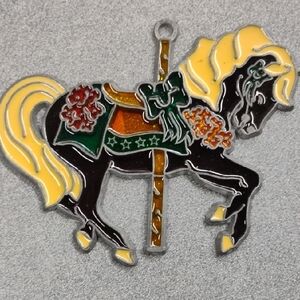 Vintage Sun Catcher Carousel Horse